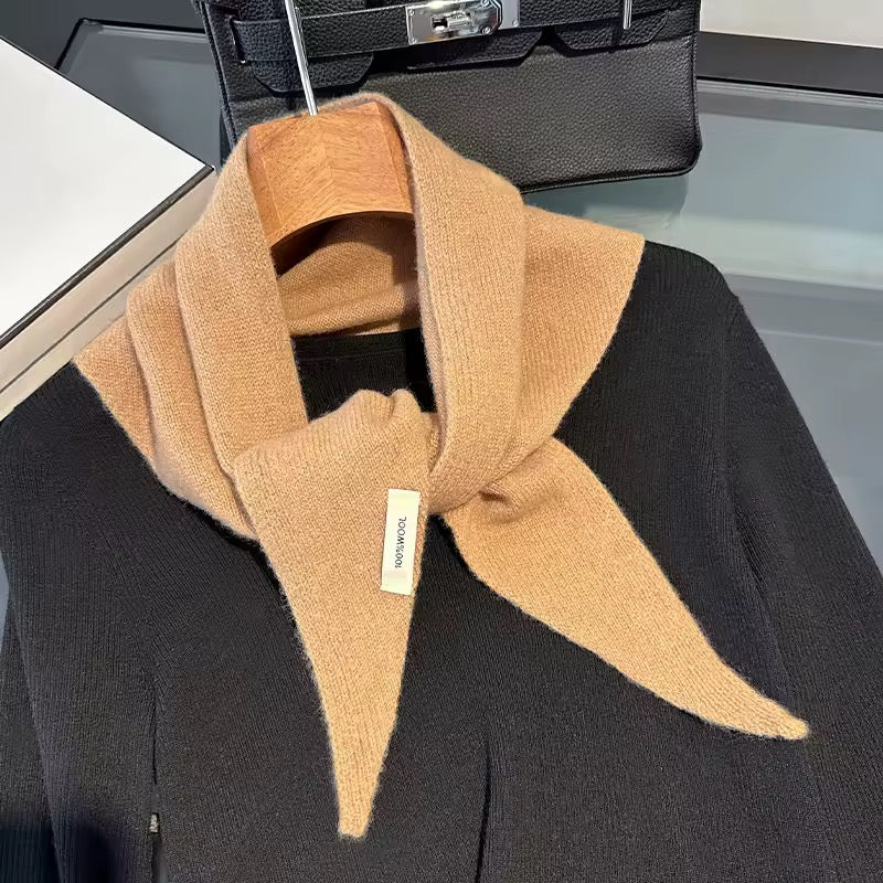 Nordic Wool Triangle Scarf