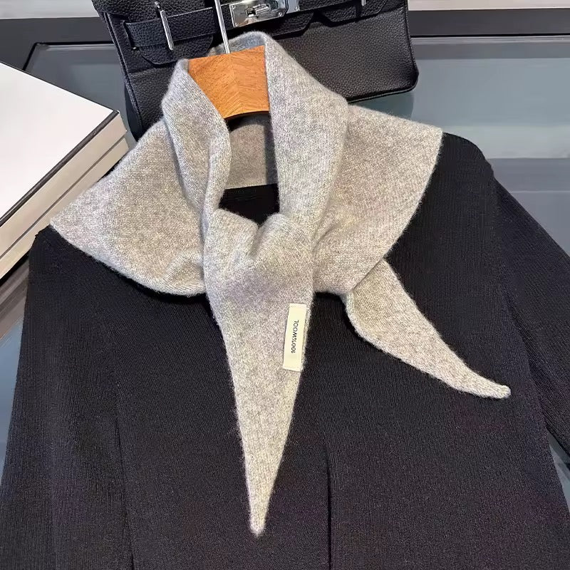 Nordic Wool Triangle Scarf