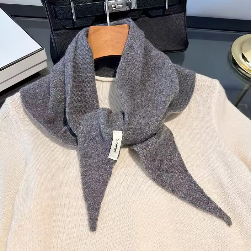 Nordic Wool Triangle Scarf