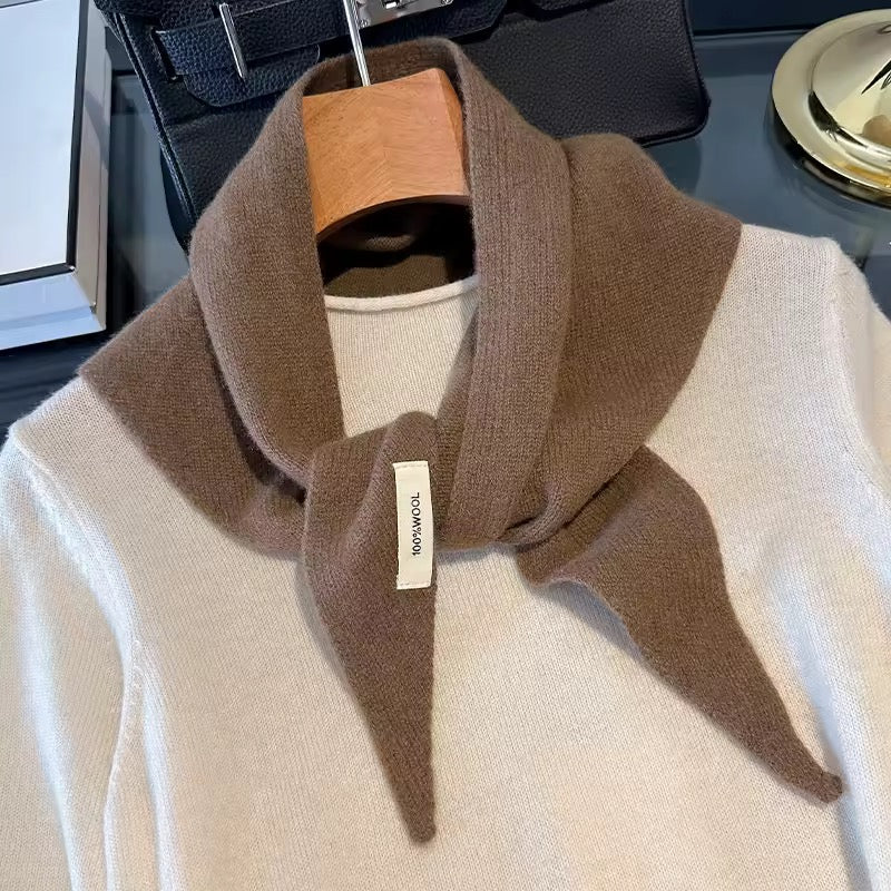 Nordic Wool Triangle Scarf