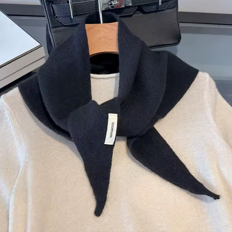 Nordic Wool Triangle Scarf