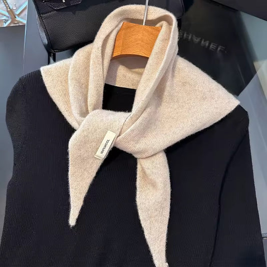 Nordic Wool Triangle Scarf